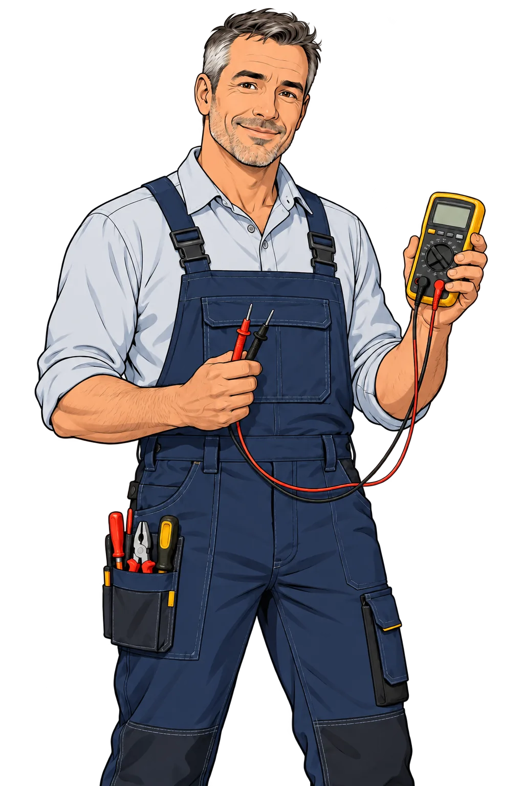 Personnage illustratif généré par IA, ne représentant pas le professionnel